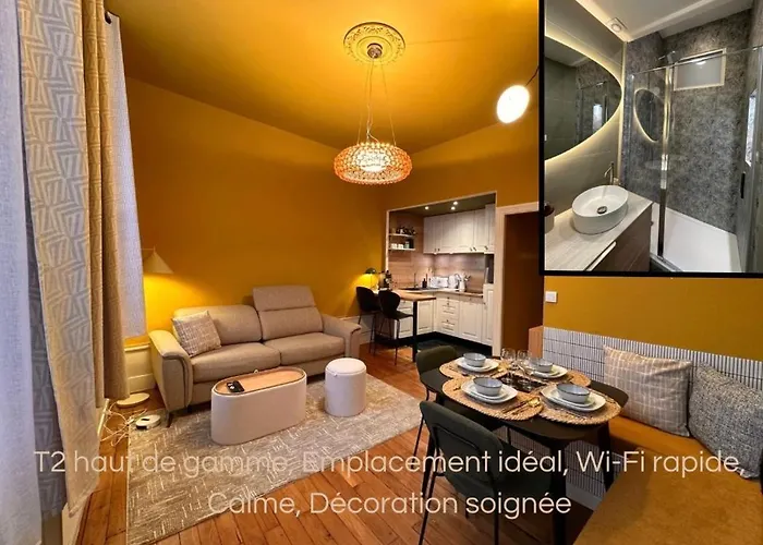La Belle Jeannine - T2 40 M2 - Calme, Central, De Gamme, Equipe Digione
